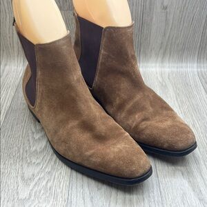 Paul Smith Tan Suede Ankle Boots